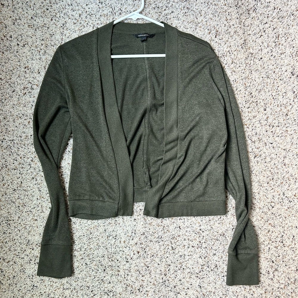 Banana Republic Open Front Cardigan Sweater, Small